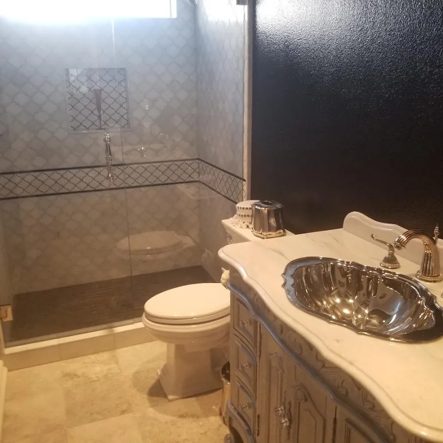 Professional plumbing work and bathroom remodeling in Pompey